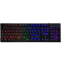 Teclado Gamer Satellite AK-892 Backlight USB - Preto (Espanhol)