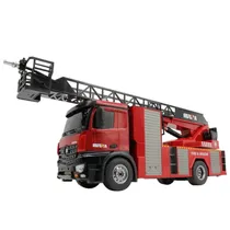 Caminhao Huina 1/14 RC Bombeiro c/Escada Simulation Firetruck 1561