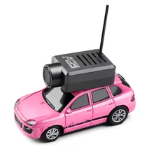 Carro Wltoys 1/64 FPV Mini Camera HD Wifi Remote Version Pink 6401-C