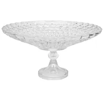 Fruteira Decorativa Vidro Transparente 36X19CM