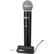 Sistema de Microfone BLG BG-158 Sem Fio Uhf - Preto 2 Peças
