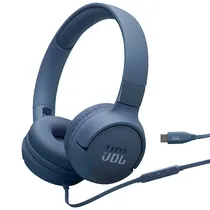 Fone de Ouvido JBL Tune 520C com Microfone e Cabo de 1.20 Metros - Azul