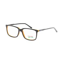 Armação para Óculos de Grau Visard CO5864 Col.07 Tam. 56-17-140MM - Preto/Laranja
