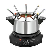 Panela Eletrica de Fondue Eletrica Mondial Le Gourmet II FD-02 Aco Inoxidavel Frequencia 60 / 2.4 Litros / 1500W / 220V - Prata