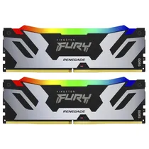 Memoria Ram Kingston Fury Renegade DDR5 96GB (2X48GB) 6000MHZ RGB - Preto / Prata (KF560C32RSAK2-96)