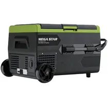 Caixa Térmica para Automóvel Megastar CB65 de 65 Litros - Preto/Verde