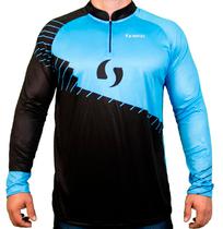Camiseta Sunflex DRY-Fit UV50+ Energy Masculina - Azul