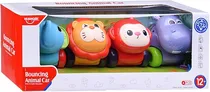 Bouncing Animal Car Huanger - HE8068 (4 Peças)
