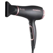 Secador de Cabelo Mondial Black Rose 2000W 220V