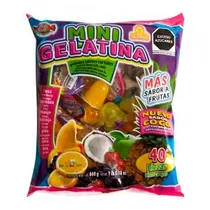 Mini Gelatina Las Delicias Pacote com 40 Unidades 660G