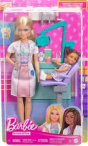 Boneca Barbie You Can Be Dentist Mattel - JCR71-JCR74