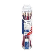 Lapiz de Grafito Staedtler 12 Unidades + Borrador - Ref. 61110P2