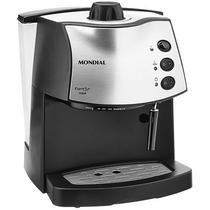 Cafeteira Mondial Espresso Coffee Cream Premium C-08 800 Watts 127V ~ 60HZ - Preta/Prata