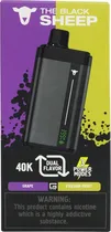 Vape Descartável The Black Sheep 40K Grape/Passion Fruit - 40000PUFFS