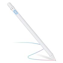 Caneta Stylus Pen Superfine Nib para Telas de Toque Digital Lapis Ativo Ponta Fina Compativel para iPhone iPad Pro e Outros - White