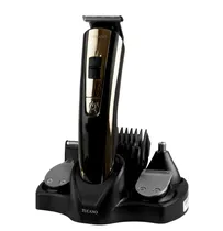 Máquina de Cortar Cabelo Tucano TC-81 5 In 1- Recarregável - Preto e Dourado