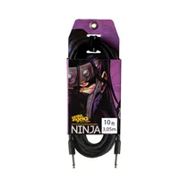 Cable de Micrófono Santo Angelo 10FT Ninja P10 A P10 3.05M Negro