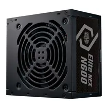 Fonte Cooler Master Elite Nex N600 MPW-6001-Acan-Bus ATX 600W PFC Ativo Bivolt - Preto