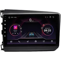 Autorádio para Honda Civic 2012/15 Hetzer H-Pro 4G 9" + Bluetooth + Câmera de Ré - Cinza