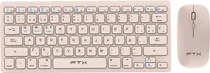 Teclado e Mouse Sem Fio FTX FTXGK03S - Gold (Espanhol)