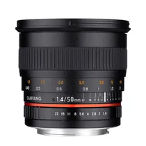 Lente Samyang Sony MF 50MM F/1.4 e As Umc