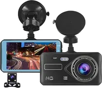 Câmera para Carro Satellite A-DVR052 de 12MP com Tela Touch de 4.0" USB/SD/Av