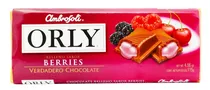 Chocolate Ambrosoli Orly Recheio Sabor Berries 115G