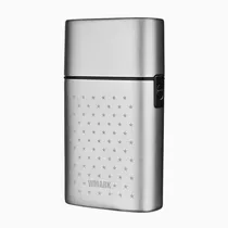 Barbeador Eletrico Shaver Wmark NG-998 Super Close Profissional Sem Fio / 8100RPM / 1400MAH / Recarregavel - Silver