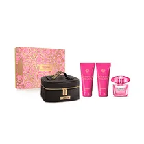 Kit Versace Crystal Bright Absolue Edp 90ML 4 Piezas