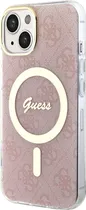 Capa Guess para iPhone 14 GUHMP14SH4STP - Pink