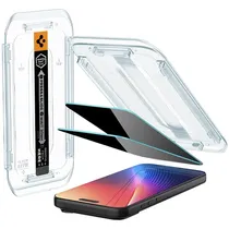 Película para iPhone 16 Pro Max Y 17 Pro Max Spigen Glastr Ez Fit AGL07908 Privacy - 2 Unidades