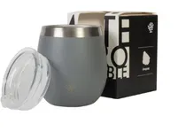 Terrano Guampa Acero Inox c/Tapa Gris
