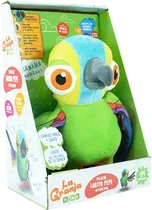 Pelúcia Papagaio Pepe La Granja de Zenón Ax Toys - 8020