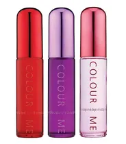 Kit Perfume Colour Me Red|Purple|Pink - Edp Feminino 50ML