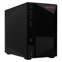 Servidor Nas Asustor AS5402T Intel Celeron N5105 2 Baias - Preto
