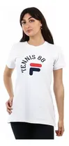 Fila Remera Court Club F10L143-100 Femenino (T) P White