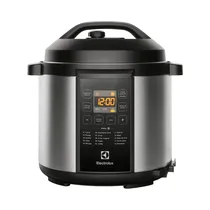 Olla A Presión Eléctrica Electrolux Experience PCC20 6L 1000W 220V Plata/Negro