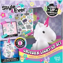 Style 4EVER Unicorn Light-Up Diy Canal Toys - Ofg 293
