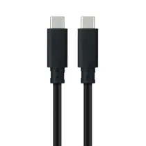 Cabo USB-C Macho A USB-C Macho Preto - 1.5M