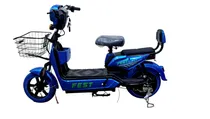 Moto Elétrica Fest 500W Bike 8 Max Speed Pro Azul
