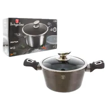 Panela com Tampa Mármore Cinza 6.1L