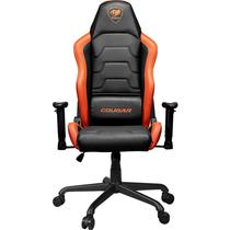 Cadeira de Escritorio Gamer Cougar Armor Air - Preto/Laranja