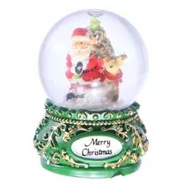 Bola Natalina Verde Papai Noel Rena