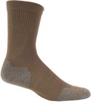 Meias 5.11 Tactical Slim Stream Crew Sock 10033-106 Dark Coyote