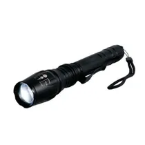 Lanterna LED Tática Highlight Torch ZLZ T6L 50000W Recarregável - Preto
