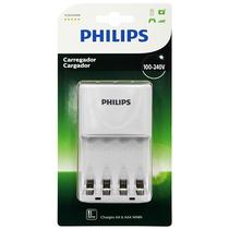 Carregador de Pilha Philips SCB2440NB/97 Bivolt - Branco