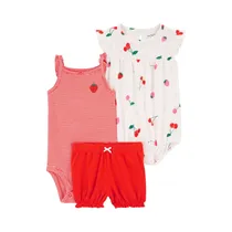 Conjunto Infantil Carter's 1Q469610 Niña 3 PZS