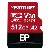 Cartão de Memória Micro SDXC Patriot Ep Series 512GB 90MBS - PEF512GEP32MCX
