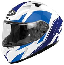 Capacete para Moto Airoh Valor Wings - Tamanho M (57-58) - Branco/ Cinza