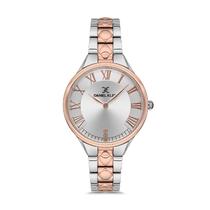 Relogio Analogico Feminino Daniel Klein Premium DK.1.12558-4 - Prata/Rosa Ouro